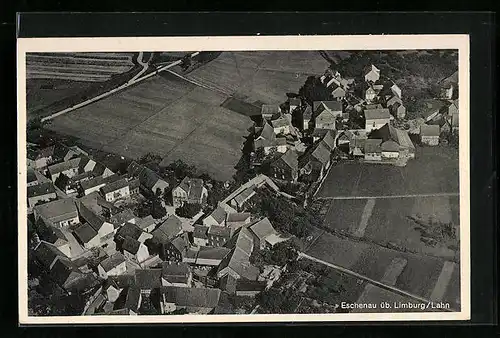 AK Eschenau üb. Limburg /Lahn, Ortsansicht aus der Vogelschau