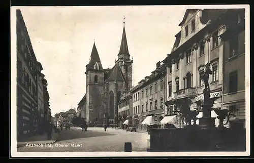 AK Ansbach i. B., Oberer Markt