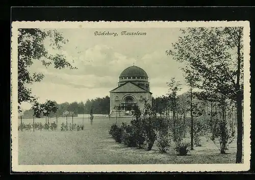 AK Bückeburg, Ansicht Mausoleum