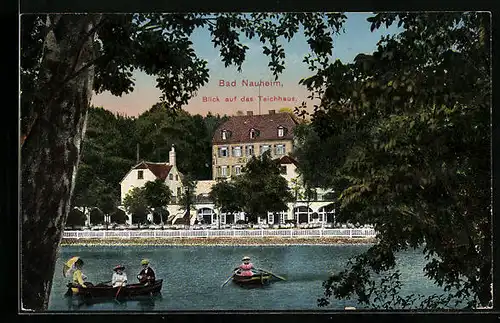 AK Bad Nauheim, Blick auf das Teichhaus