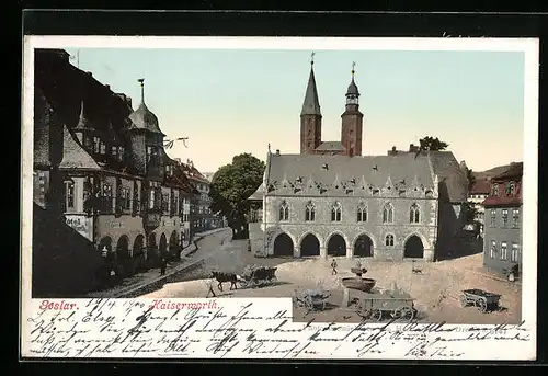 AK Goslar, Ansicht Kaiserworth