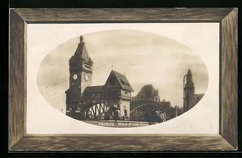 AK Hamburg, Ansicht Wandrahmsbrücke