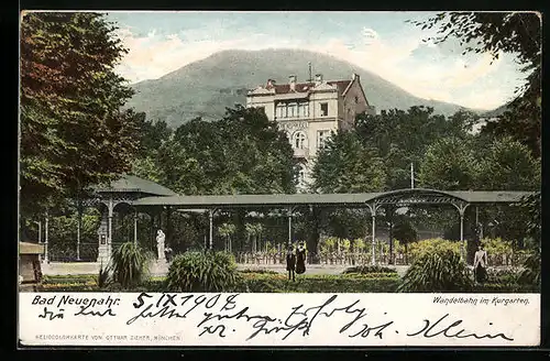 AK Bad Neuenahr, Wandelbahn im Kurgarten