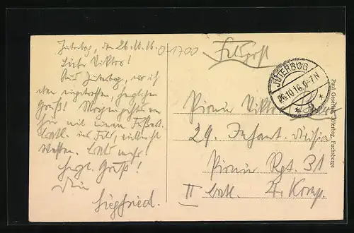 AK Jüterbog, Blick auf das Rathaus