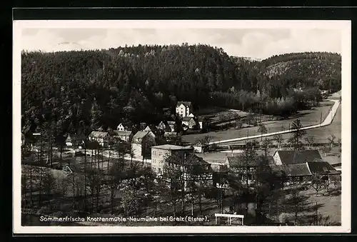 AK Knottenmühle-Neumühle, Gesamtansicht der Sommerfrische