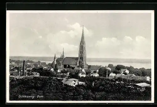 AK Schleswig, Teilansicht mit Dom