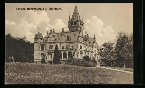 AK Hummelshain, Partie am Schloss Hummelshain