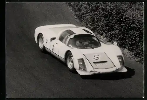 Fotografie Auto Porsche Rennwagen Startnummer 5, 1000 KM Rennen auf dem Nürburgring