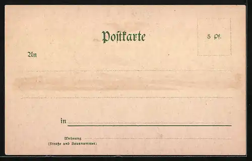 Lithographie Bayreuth, Gesamtansicht aus dem Jahre 1720