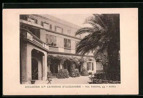 AK Roma, Accadémie S. te Catherine D`Alexandrie, Via Torino 44