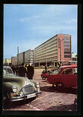 AK Karl-Marx-Stadt, Blick vom Markt zur Strasse der Nationen