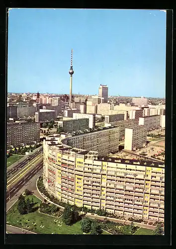 AK Berlin, Blick zum Stadtzentrum