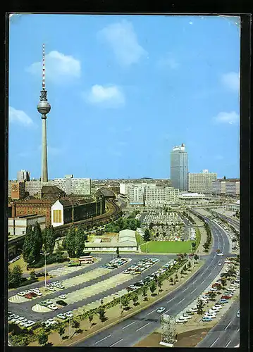 AK Berlin, Blick auf das Stadtzentrum