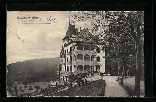 AK Badenweiler, Hotel Villa Paul