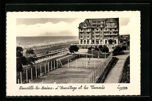 AK Donville-les-Bains, l'Ermitage et les Tennis