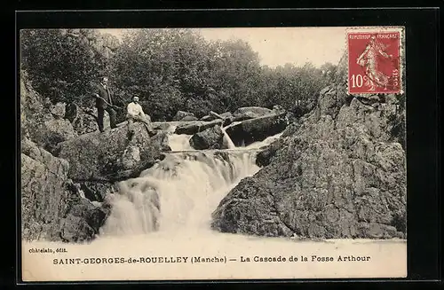 AK Saint-Georges-de-Rouelley, la Cascade de la Fosse Arthour