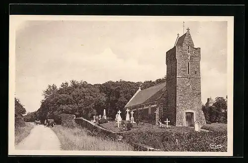 AK Surville, l'Eglise et la Route de la Mer