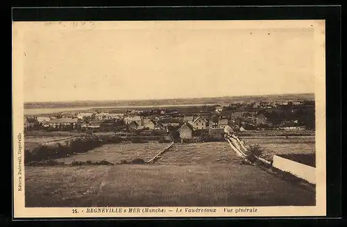 AK Regnéville-sur-Mer, le Vaudredoux, Vue générale