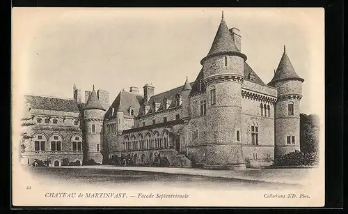 AK Martinvast, le Chateau, Facade Septenrionale