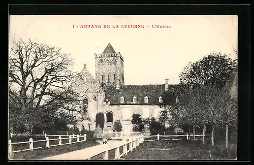 AK Abbaye de la Lucerne, l'Entrée