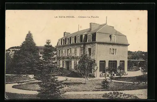 AK La Haye-Pesnel, Chateau La Planche