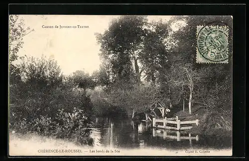 AK Chérencé-le-Roussel, Les bords de la Sée