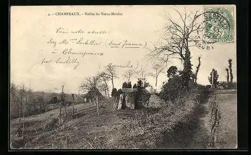 AK Champeaux, Vallée du Vieux-Moulin