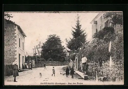 AK Saint-Saul, Rue des Écoles