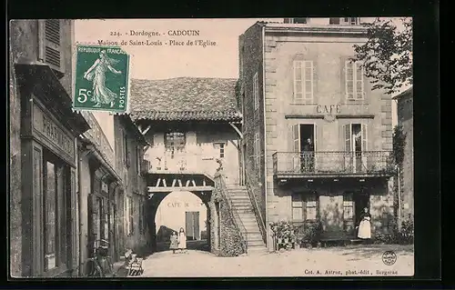 AK Cadouin, Maison de Saint-louis, Place de l`Eglise
