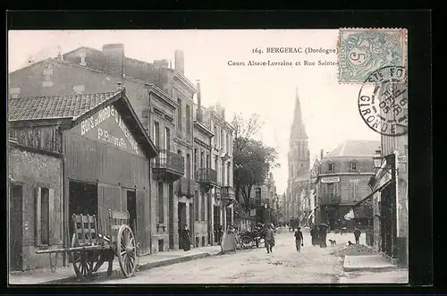 AK Bergerac, Cours Alsace-Lorraine et Rue Sainte-Catherine