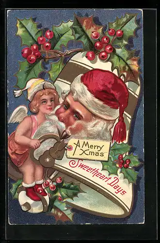 AK Weihnachtsmann mit Engelchen, Sweetheart Days