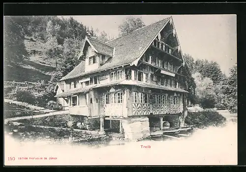 AK Treib Seelisberg, Historisches Treib Tagsatzungshaus