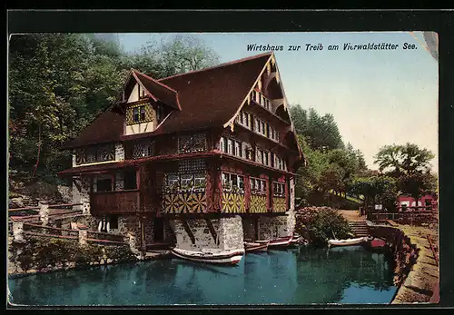 AK Wirtshaus zur Treib am Vierwaldstätter See