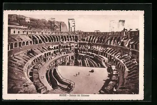 AK Roma, Interno del Colosseo