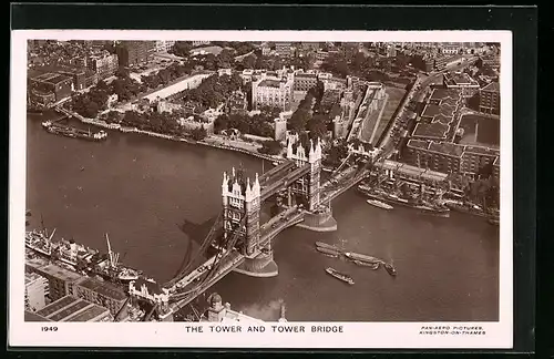 AK London, The Tower and Tower Bridge