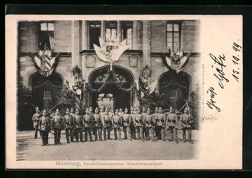 AK Nürnberg, Deutschhauskaserne, Wachtmannschaft