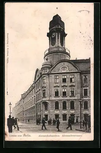 AK Berlin, Alexanderkaserne an der Alexanderstrasse
