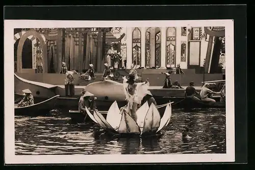 AK Koblenz, Operetten-Festspiele auf dem Rhein, Szene auf dem Wasser