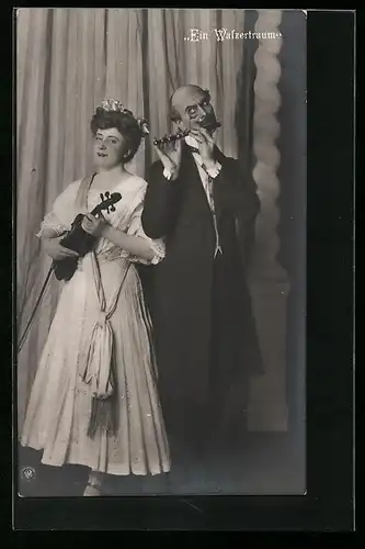 AK Operette Ein Walzertraum, Musizierendes Paar