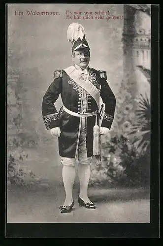 AK Operette Ein Walzertraum, Graf Lothar - Herr Kaps