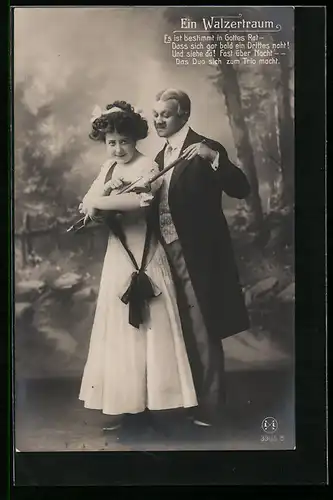 AK Operette Ein Walzertraum, Josef König und Mizzi Wirth