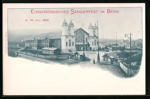 AK Bern, Eidgenössisches Sängerfest 8.-10. Juli 1899