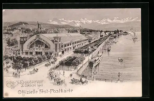 AK Zürich, Eidg. Sängerfest 1905