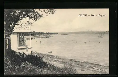 AK Brioni, Bad mit Besuchern