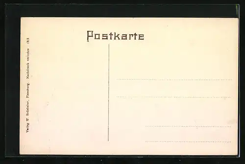 AK Flensburg, Marienhölzung Försterhaus mit Gartenanlage