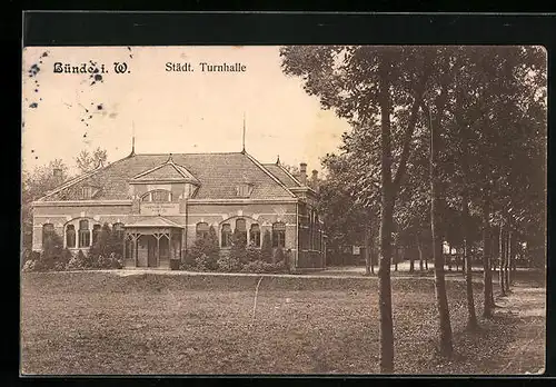 AK Bünde i. W., Städt. Turnhalle