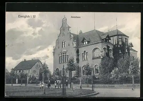 AK Ennigloh i. W., Ansicht Amtshaus