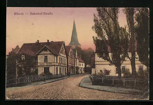 AK Bünde, Bahnhof-Strasse