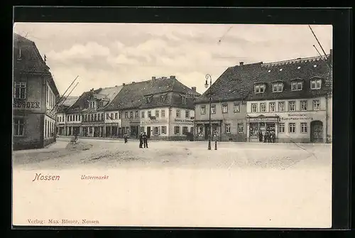 AK Nossen, Blick auf den Untermarkt