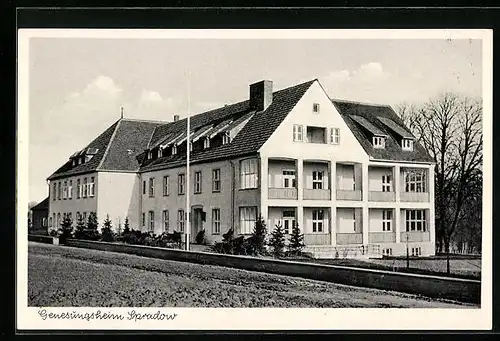 AK Spradow, Ansicht vom Genesungsheim
